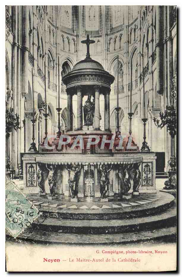 CPA Noyon Le Maitre Autel De La Cathedrale