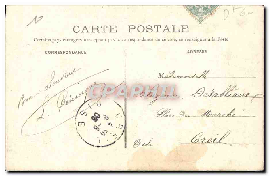 CPA Noyon Le Maitre Autel De La Cathedrale — Rückseite