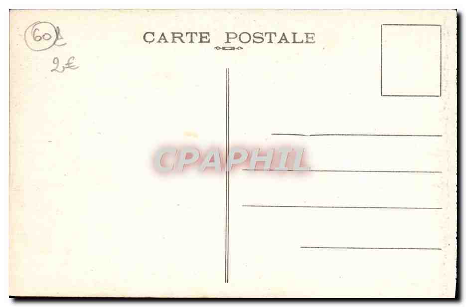 CPA Clairiere De L'Armistice Vue Generale Foret de Compiegne Militaria — Verso