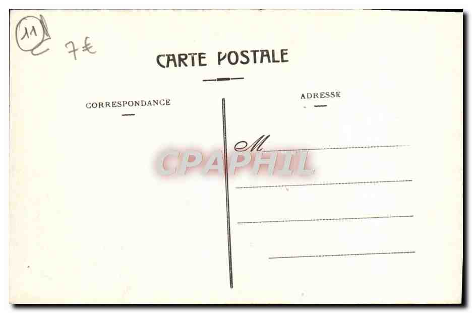 Carcassonne — Vue Générale du Nord — Michel Jordy — Verso
