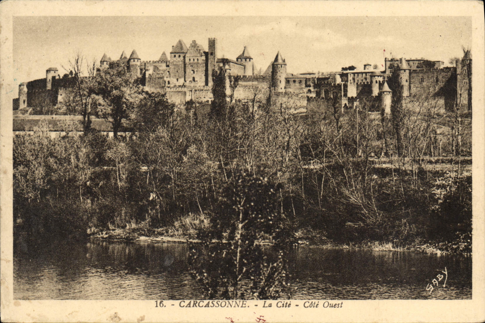 Carcassonne - La Cité - Côté Ouest — SABY, n°16
