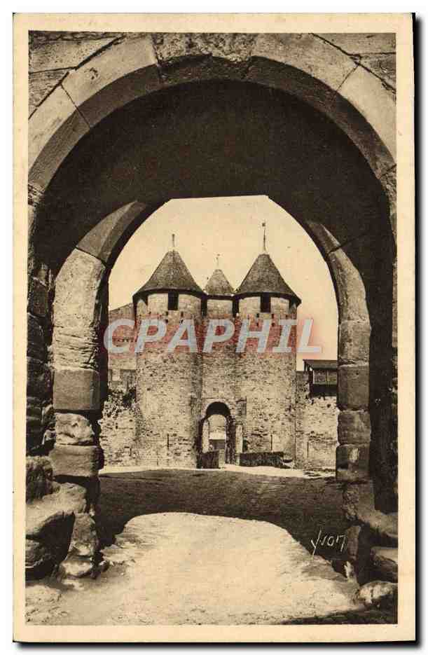 Carcassonne — Entrée du Château — Éditions d'Art YVON, Paris