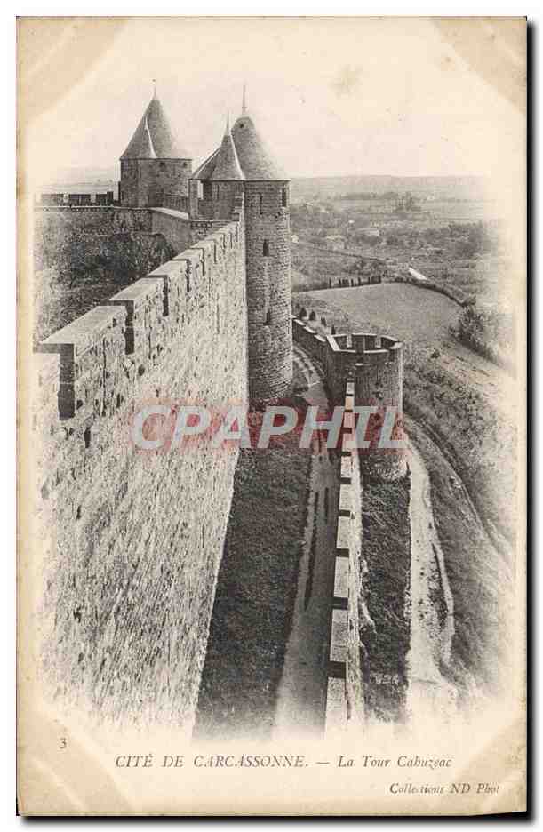 CPA Cite De Carcassonne La Tour Cabuzeac