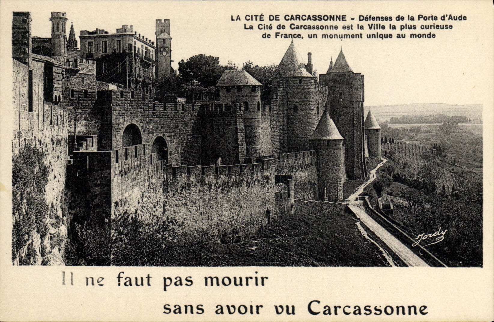 CPA Cite De Carcassonne 