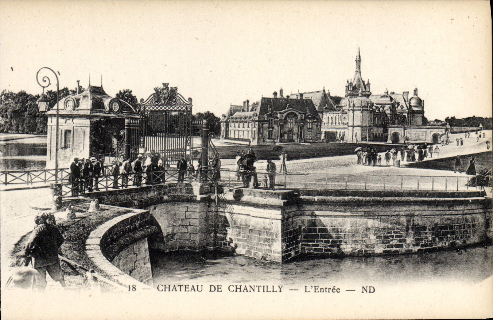 Château de Chantilly — L'Entrée — ND — Éditeur ND