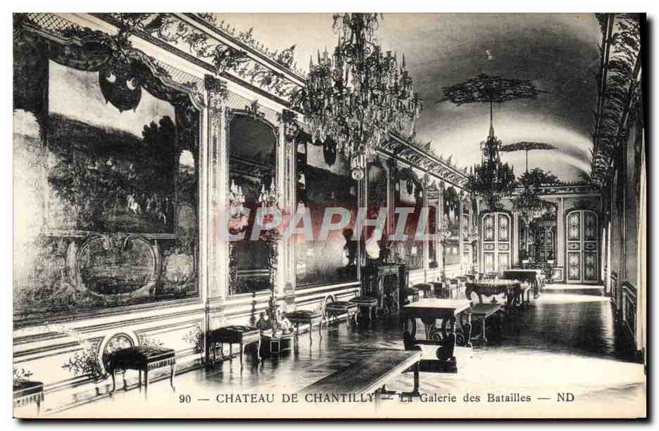 Schloss Chantilly — Galerie der Schlachten — Verlag R. Letellier, Paris