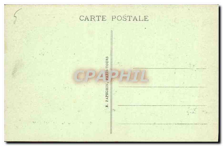 Château de Chantilly — Le Parc (Les trois Allées) — A.P. — Rückseite