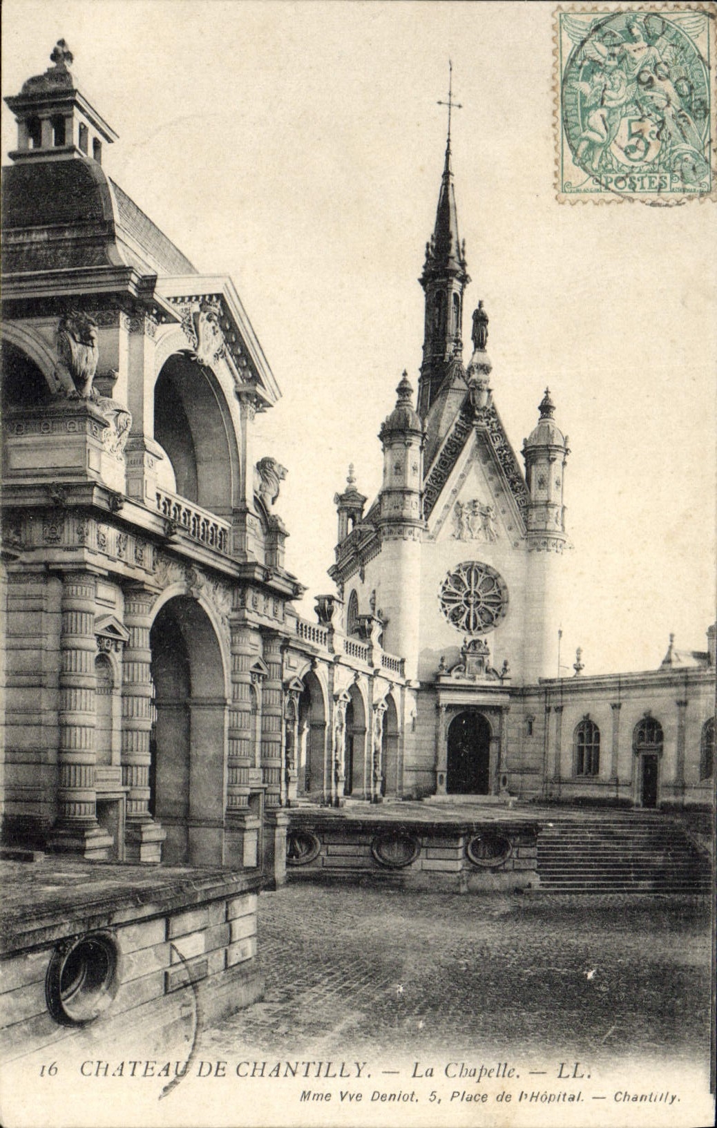 Chantilly (Oise) — Correspondance — Carte postale française