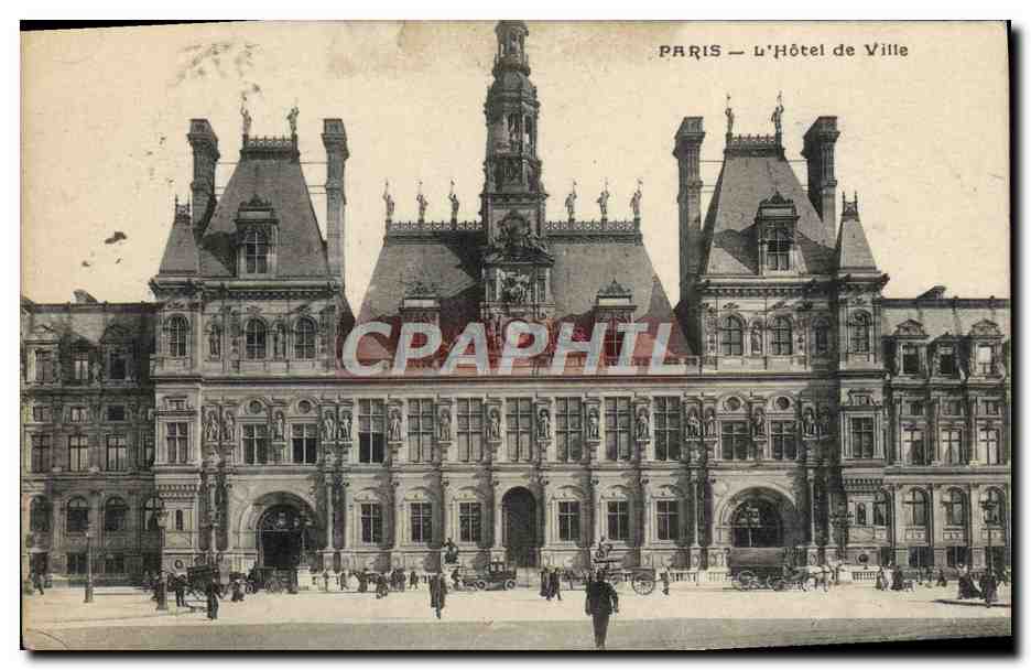 CPA Paris L'Hotel De Ville