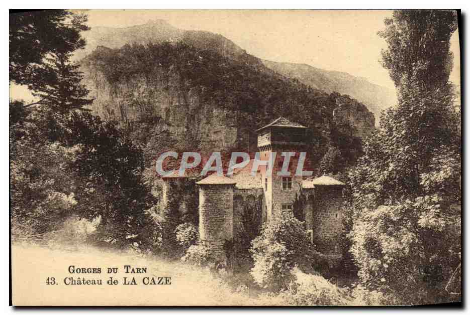 CPA Gorges Du Tarn Chateau De La Caze