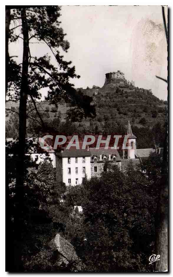 CPM Murols Le Chateau Et I'Eglise Vue A Travers Les Pins