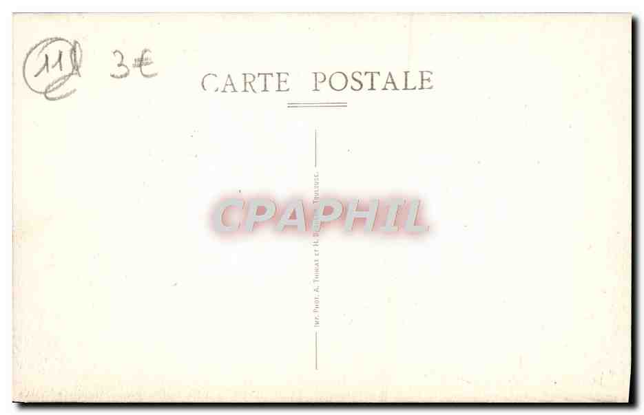 CPA Cite De Carcassonne Basilique St Nazaire Partie romane — Verso