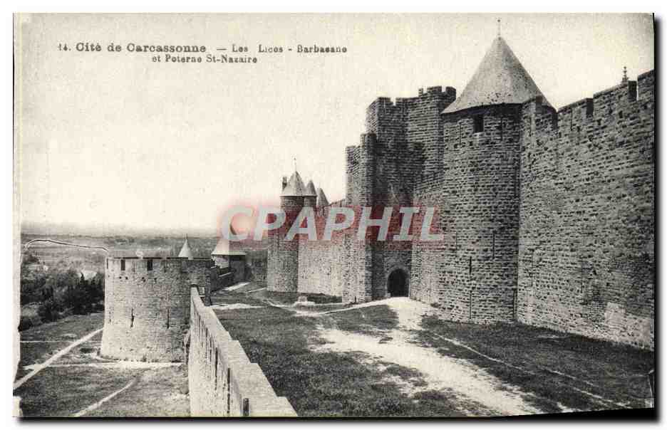 Cité de Carcassonne — Les Licos - Barbassane et Poterne St-Nazaire