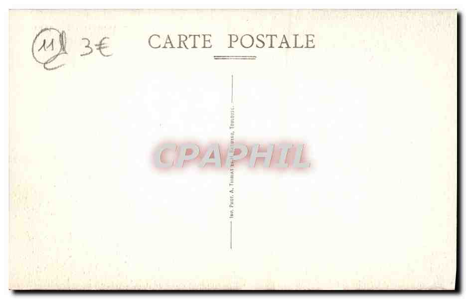 CPA Cite De Carcassonne Basilique St Nazaire — Verso