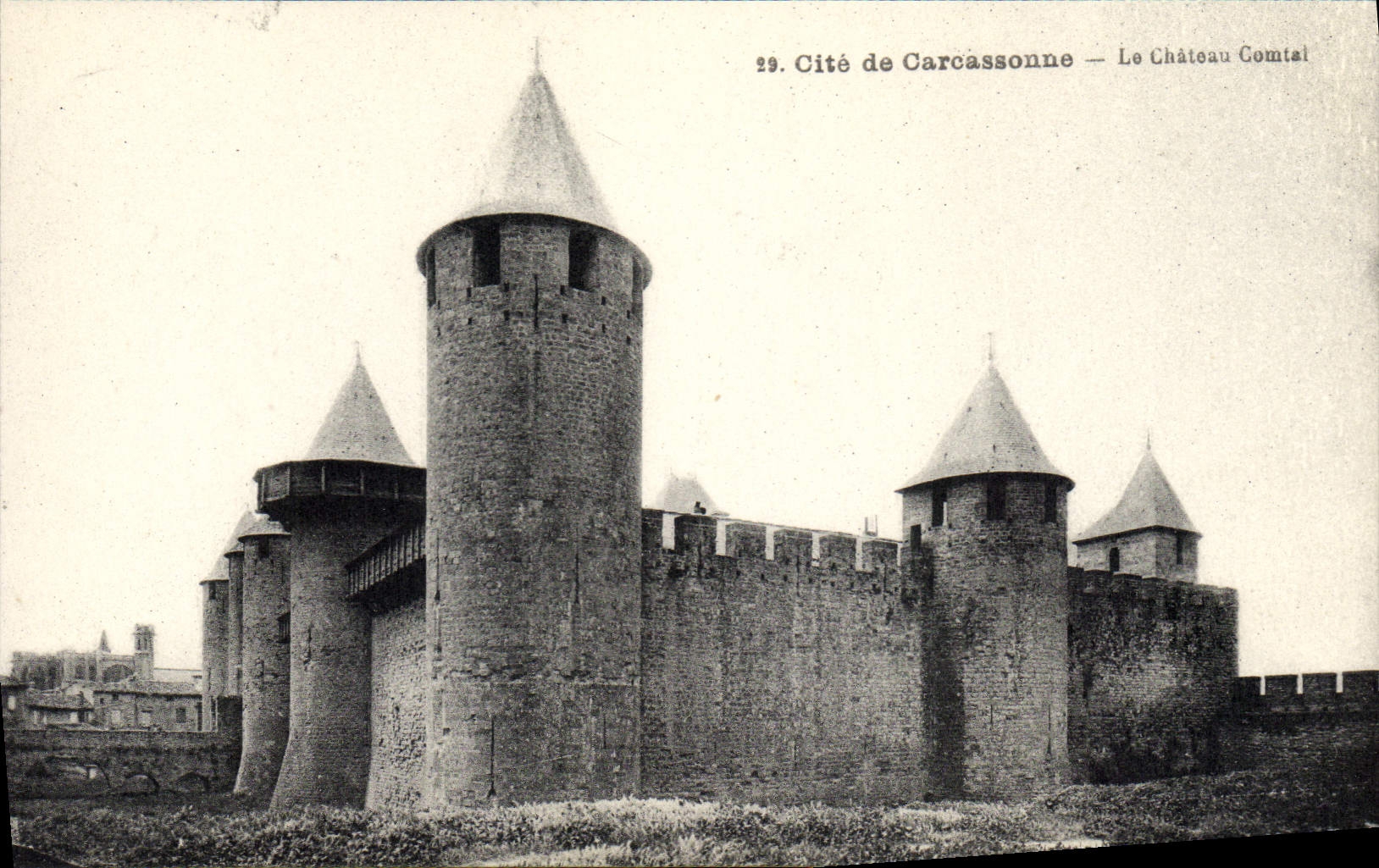 CPA Cite De Carcassonne Le Chateau Comtal