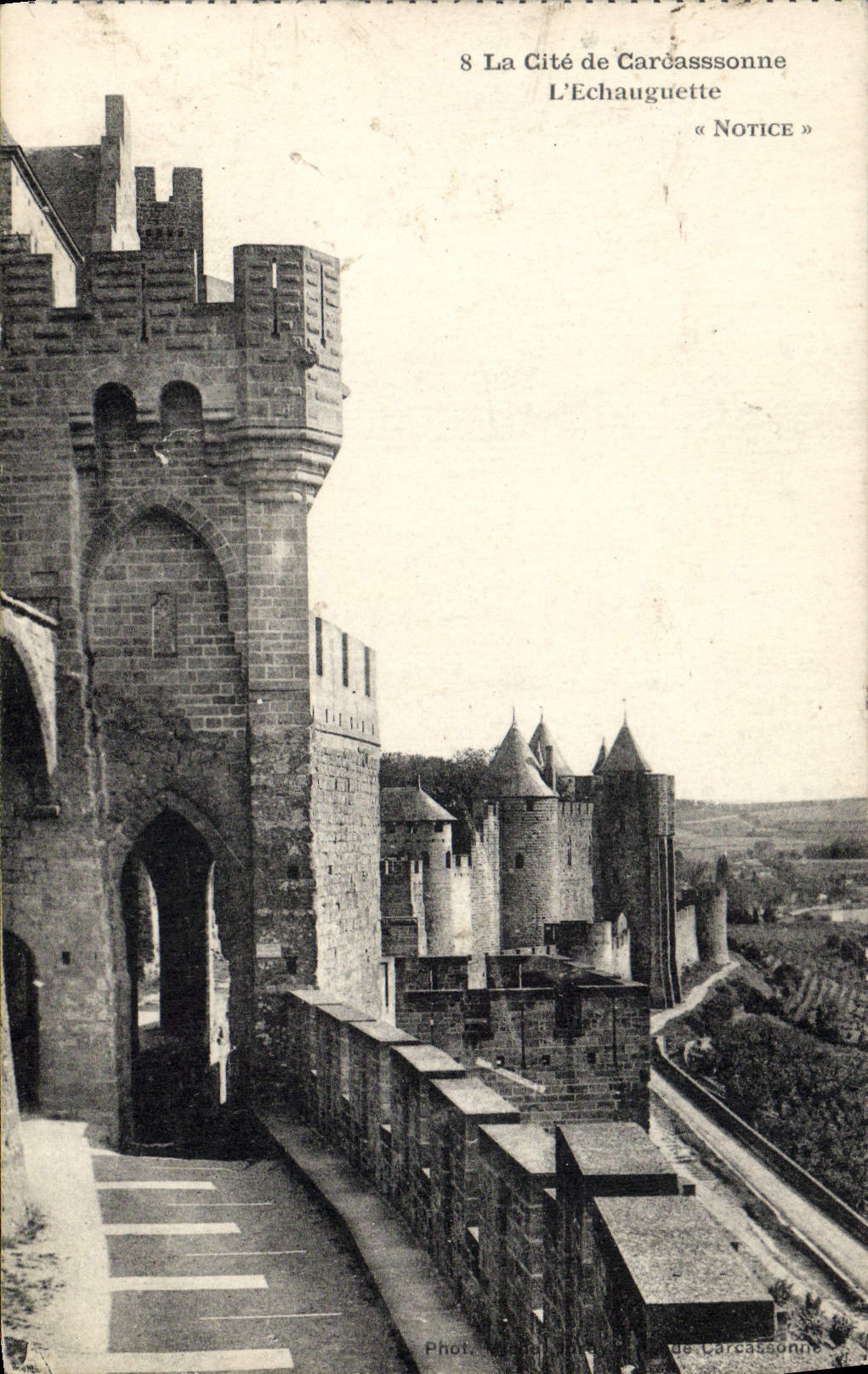 CPA Cite De Carcassonne L'Echauguette