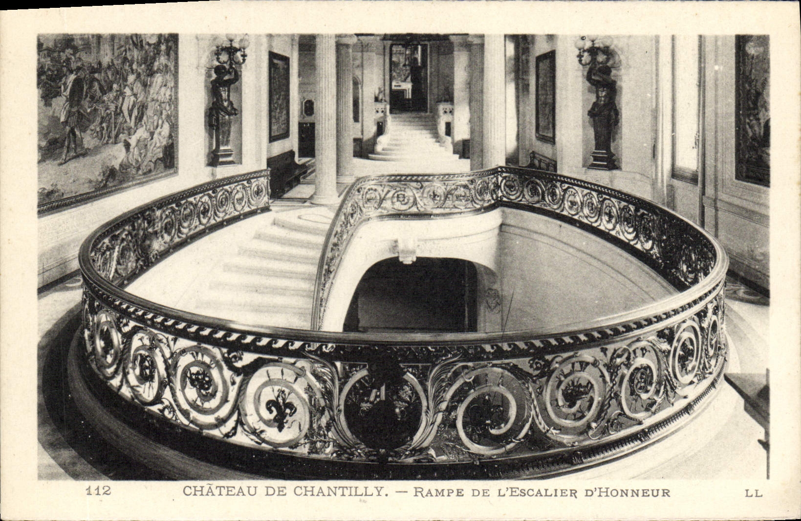 Schloss Chantilly — Treppenbalustrade