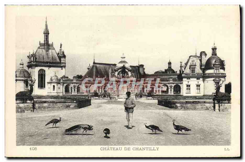 CPA Chateau De Chantilly