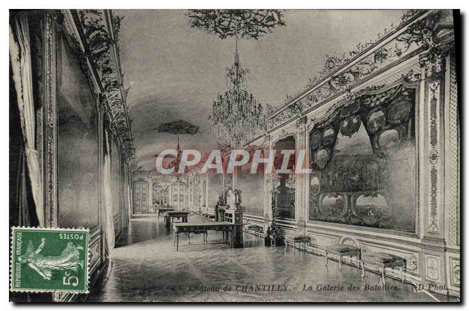 CPA Chateau De Chantilly La galerie des Batailles