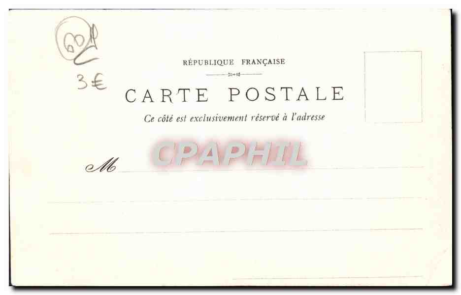 CPA Chateau De Compiegne Chambre A Coucher Du Prince Imperial — Verso