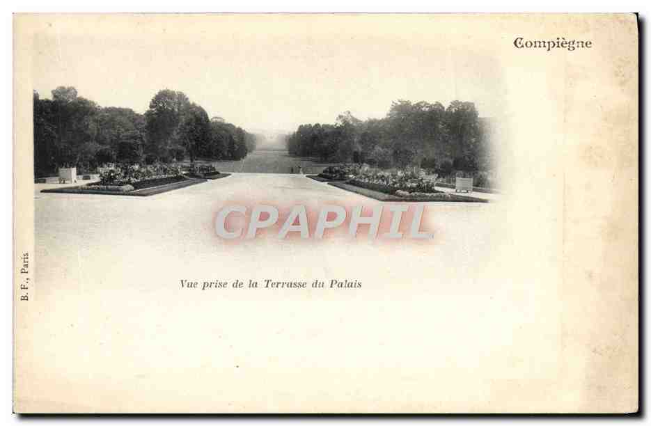 CPA Compiegne Vue Prise De La Terrusse Du Palais