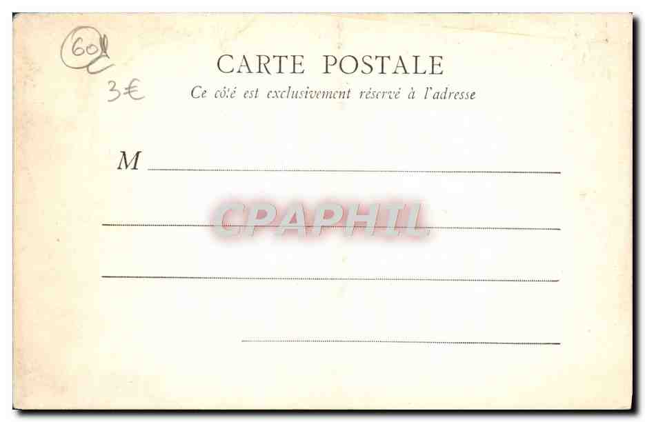 CPA Compiegne Vue Prise De La Terrusse Du Palais — Rückseite