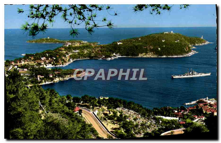 Vue sur la baie et le cap Ferrat — Vallée des Cotes-du-Rhône, Sites Touristiques — Édition Française