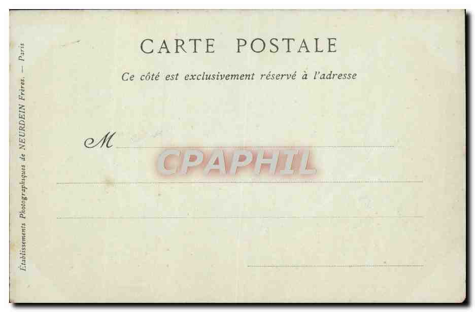 CPA Menton Vue Prise De La Frontiere Italienne — Rückseite
