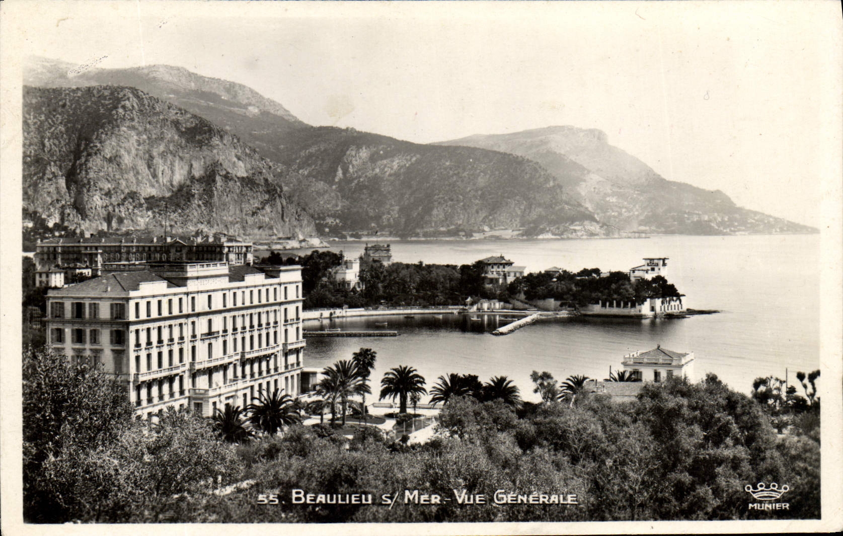 CPA Beaulieu Sur Mer Vue Generale