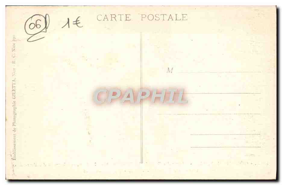 Gourdon A.-M. — Ligne du Sud de la France (Alt. 758 m.) — Chemin du Paradis — Édition Giletta — Reverso