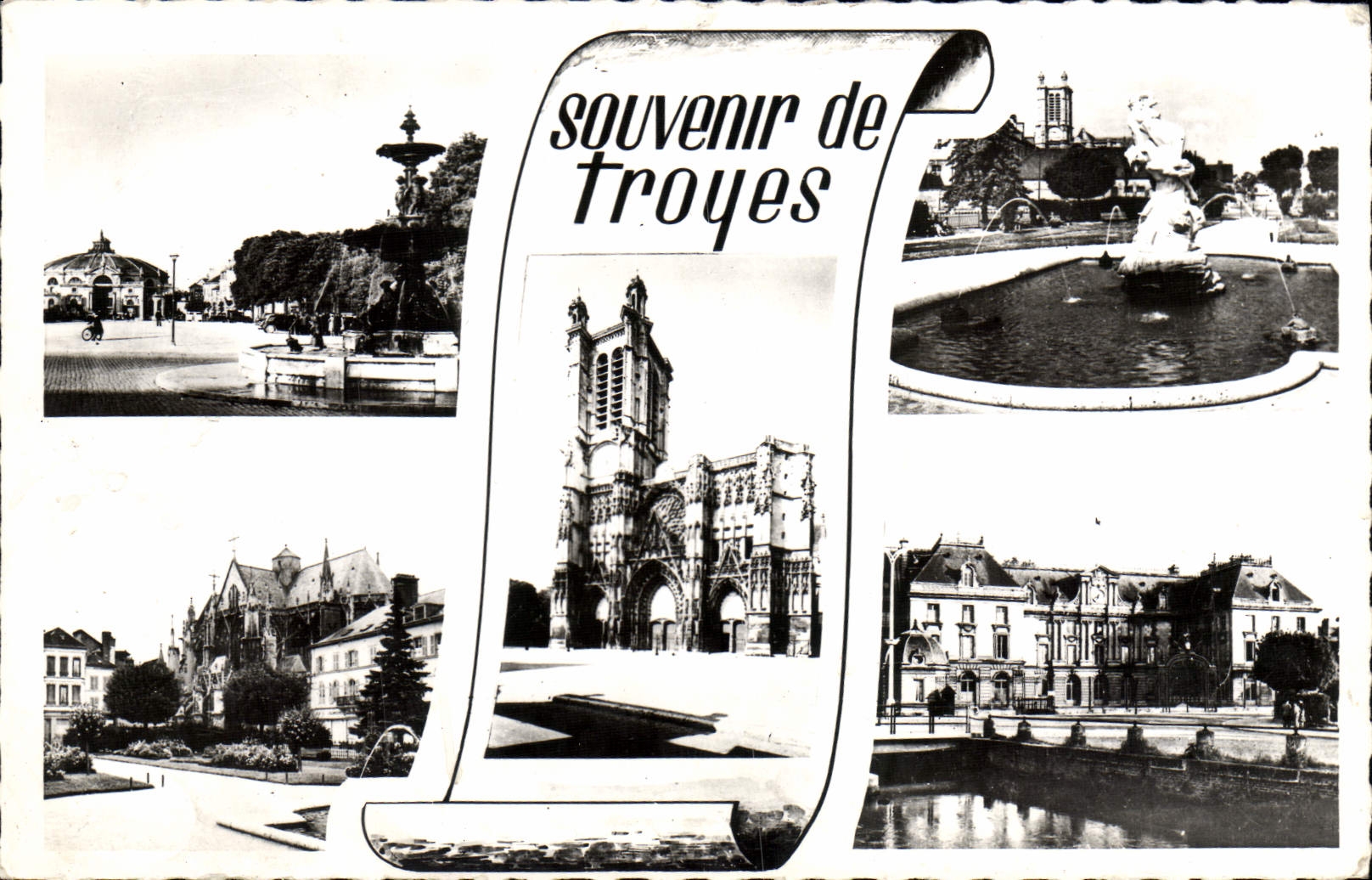 Troyes — Souvenir de Troyes — Éditions 'La Cigogne' - Recto