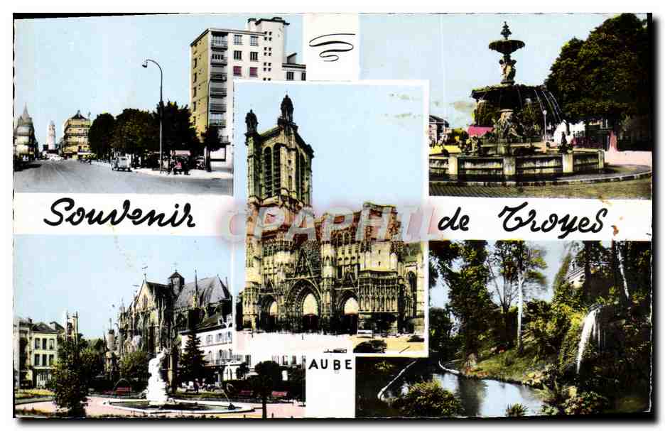 Troyes (Aube) — Souvenir de Troyes — Imp. Combier