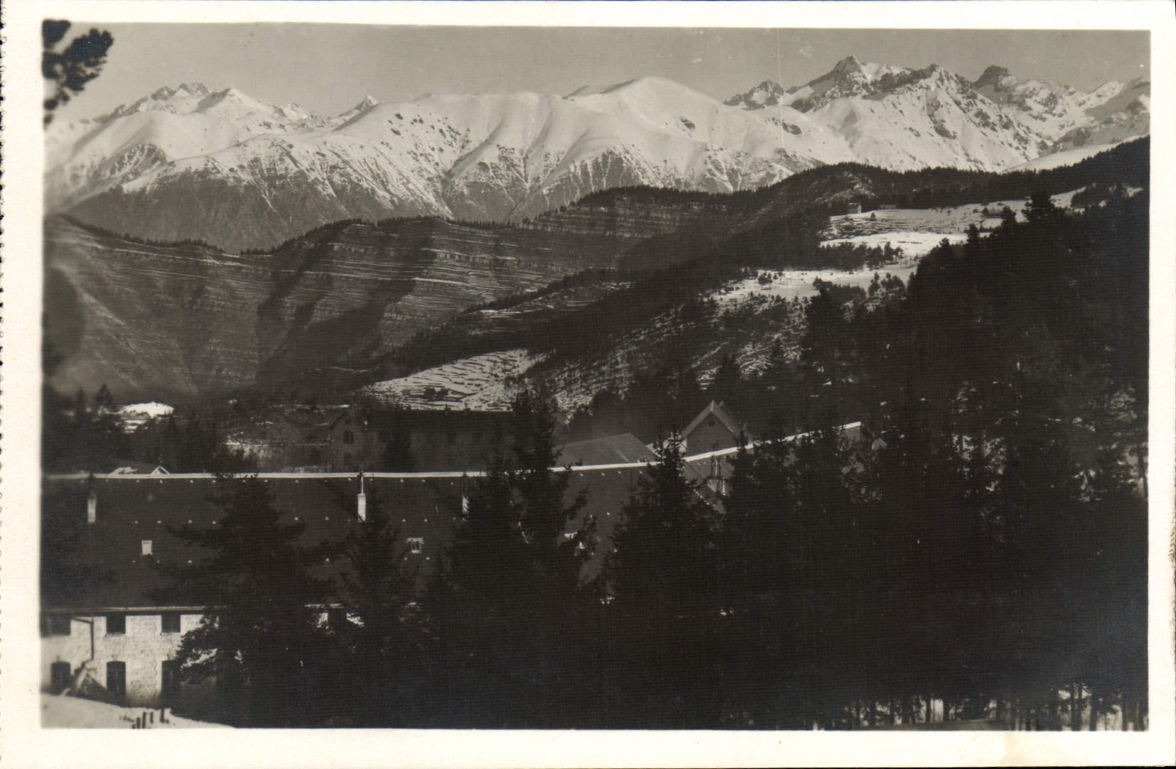 CPA Peira Cava La chaine des Alpes
