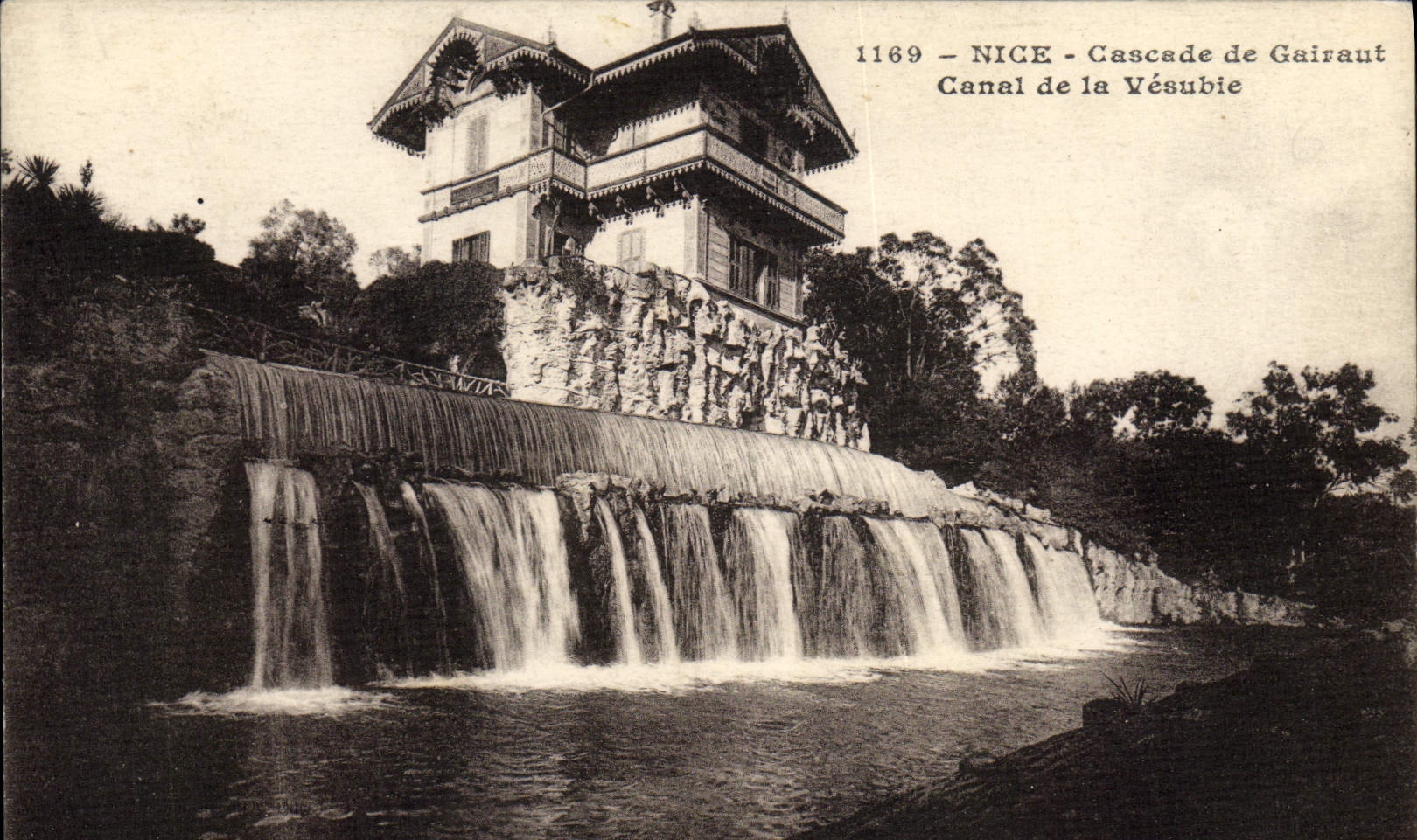 CPA Nice Cascade De Gairaut Canal De La Vesubie