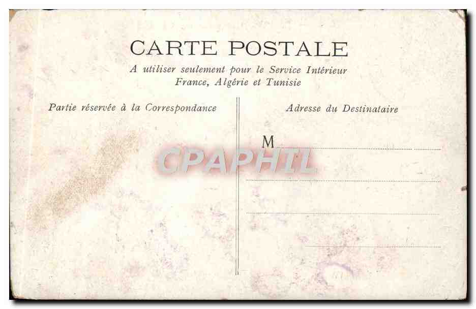 CPA Nice Le Port Vue Prise Du Chateau — Verso
