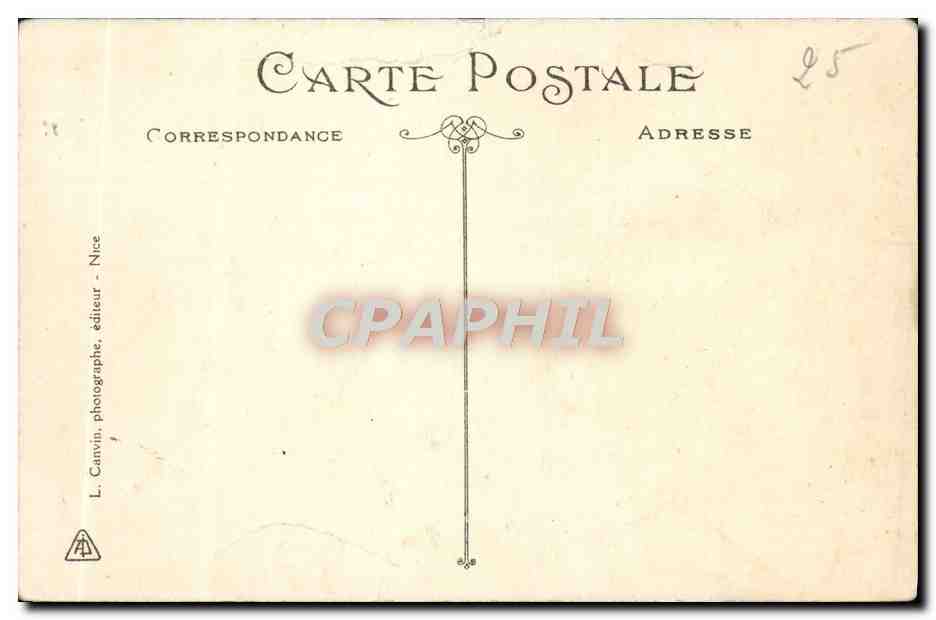 Nice - Casino de la Jetée - Promenade par grosse mer - L. Carvin, photographe, éditeur - Nice — Rückseite