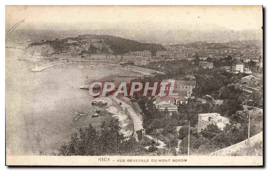 CPA Nice Vue Generale Du Mont Boron