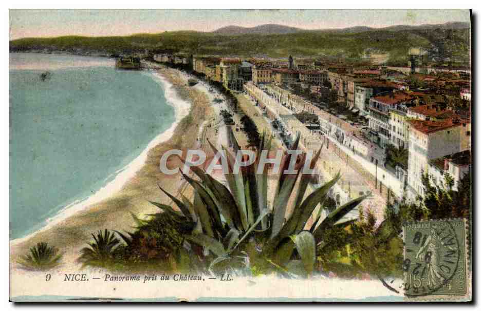 CPA Nice Panorama Pris Du Chateau