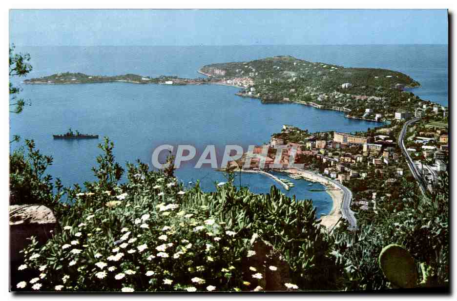 CPM Cote D'Azur Beaulieu Sur Mer Et Le Cap Ferrat Vue panoramique