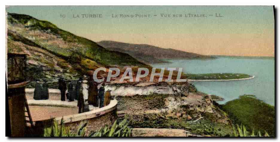 La Turbie - Le Rond-Point - Vue sur l'Italie — LL