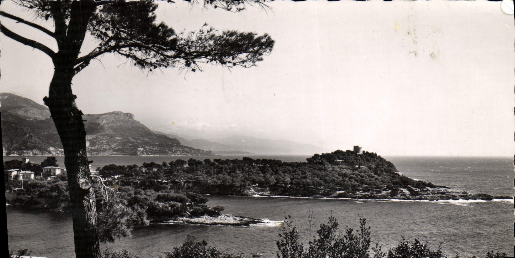 Saint-Jean-Cap-Ferrat — La pointe Saint-Hospice, au fond : la Tête de Chien — Éditions S.E.P.T.