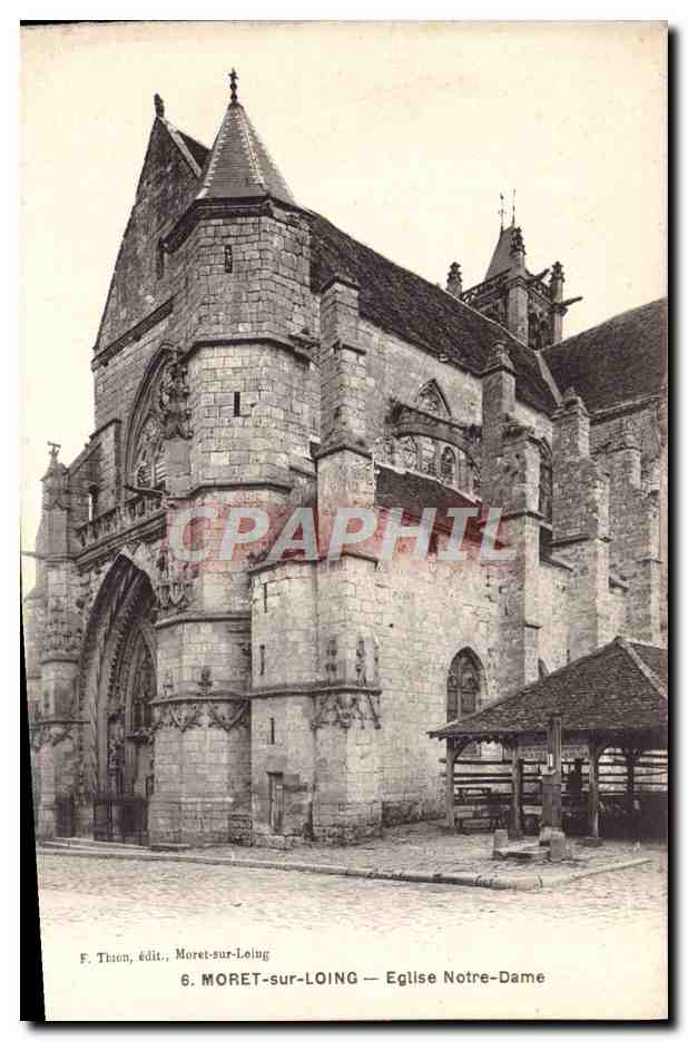 Moret-sur-Loing — Église Notre-Dame — F. Thison, édit., n°6