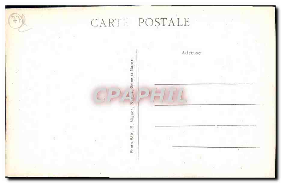 CPA Provins Ville Haute Porte St Jean  — Verso