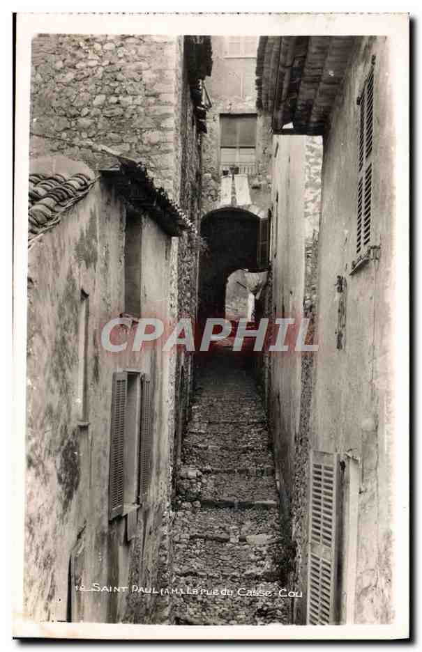 CPA St Paul La Rue Du Casse Cou