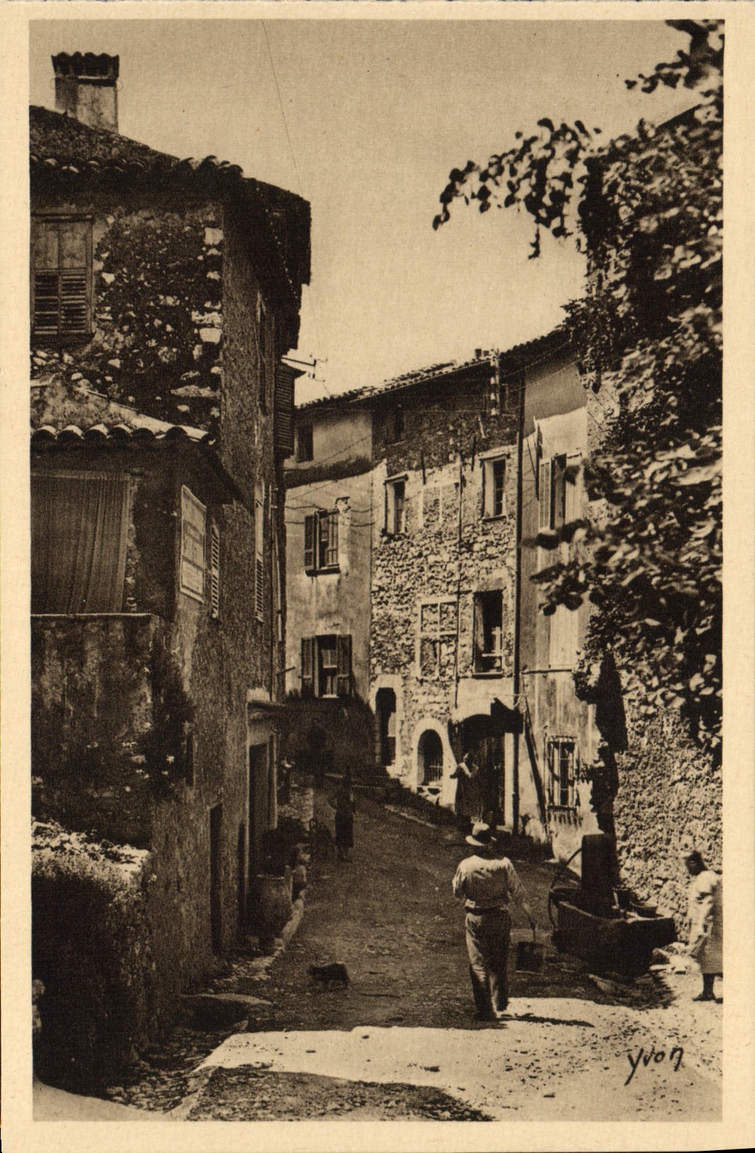 CPA Saint Paul Entree De La Rue Principale
