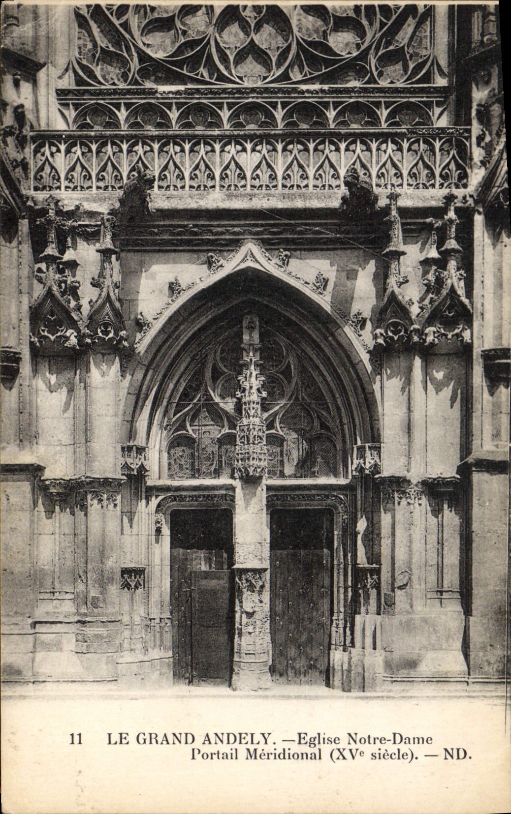 Le Grand Andely — Église Notre-Dame, Portail Méridional (XVe siècle) — ND.