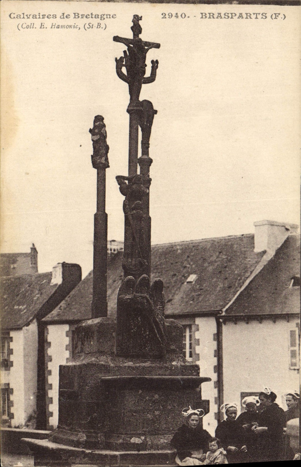 CPA Brasparts Calvaires de Bretagne