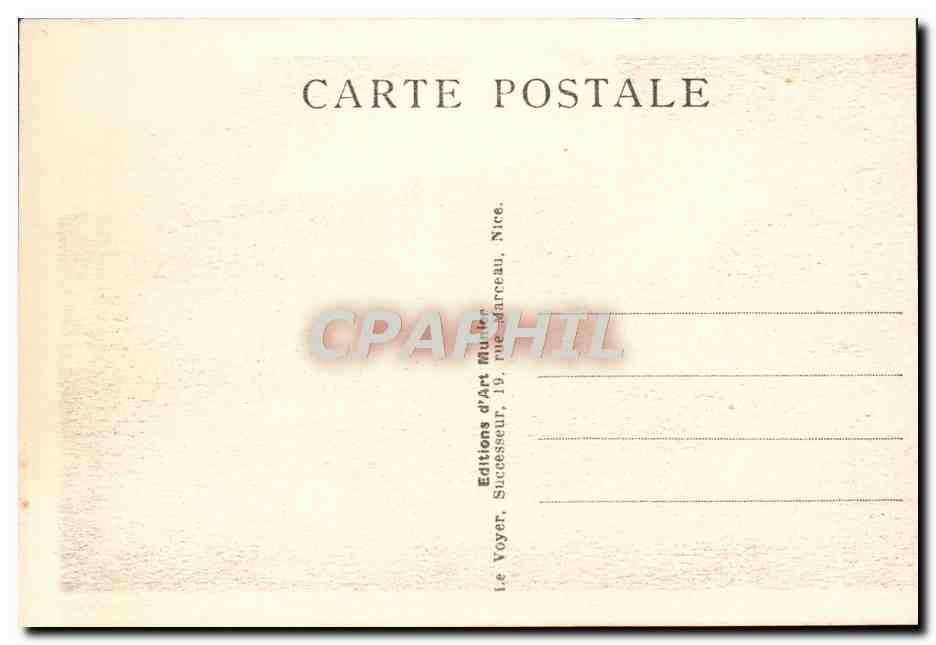 CPA Abbaye de Lerins Monsstere Fortifie — Rückseite