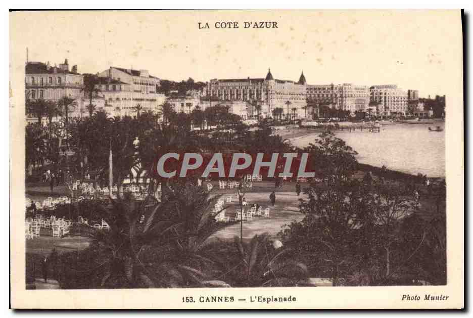 CPA Cannes L'esplanade 