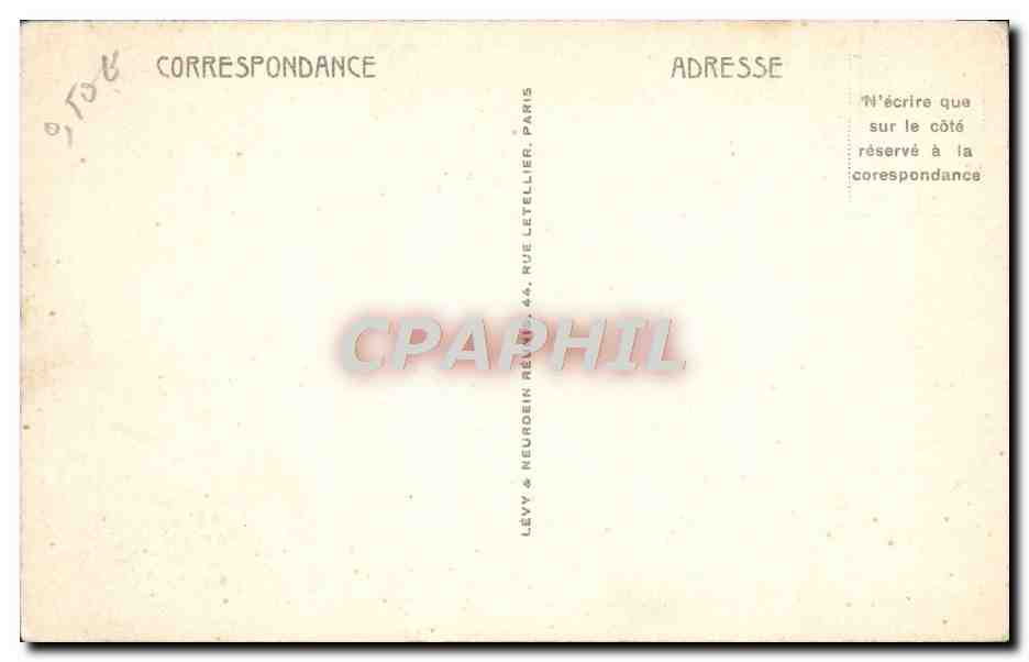 CPA Menton Vue Prise du Mole  — Verso